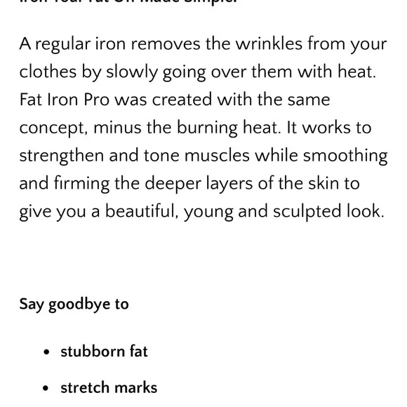 Cellulite Reducing Device - White